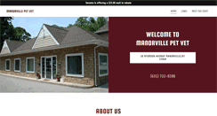 Desktop Screenshot of manorvillepetvet.com